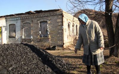 The coal for Lidia Petrovna from the front line.