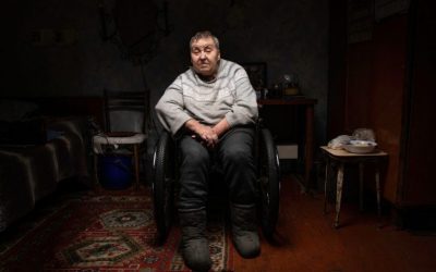 Fuel briquettes for disabled Nadezhda