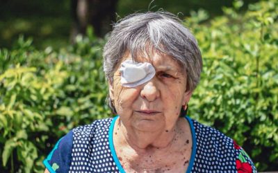 Eye sight surgery for Galina Georgievna