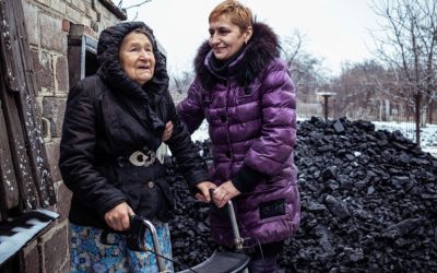 Svetlana and her mother and Galina.