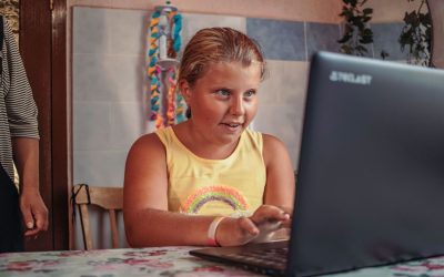 A laptop for a single mother and her daughter.
