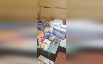 Disabled man Alexandr