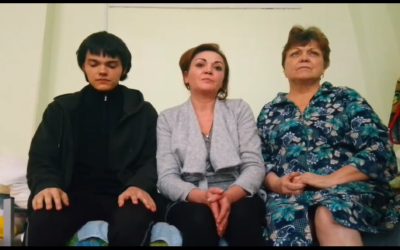 3 refugees from Konstantinovka