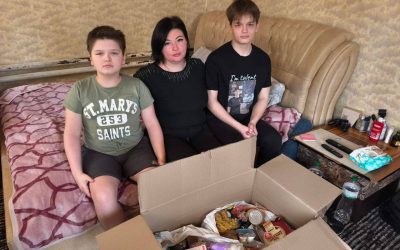 Nadiya and her 2 sons