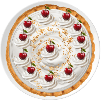 A graphic of the millionaire pie from Kind House Ukraine Bakery.