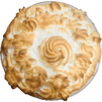 A cream pie from Kind House Ukraine Bakery.