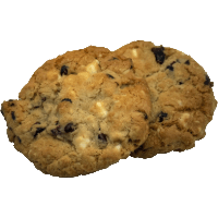 Two everything cookies from Kind House Ukraine Bakery.
