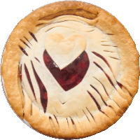 A fruit pie from Kind House Ukraine Bakery.