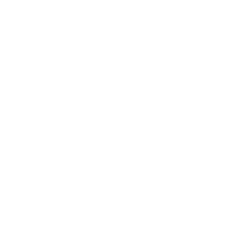 White icon of hand holding up heart