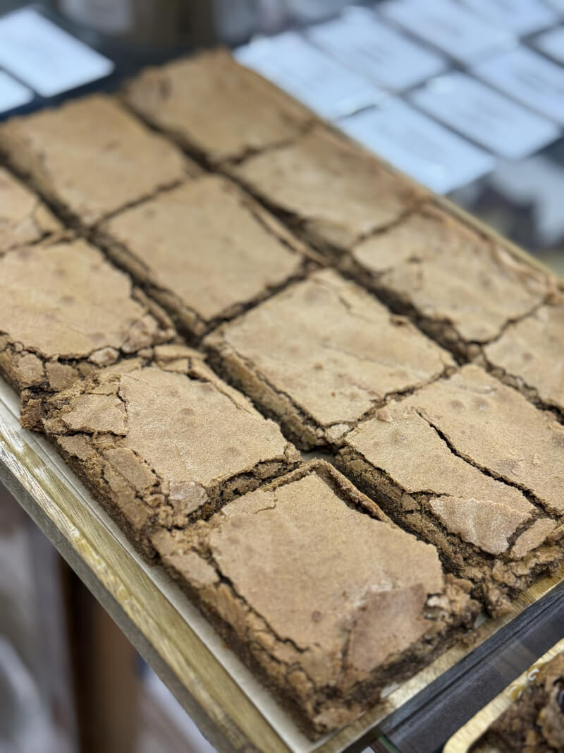 Pecan brownies from Kind House Ukraine Bakery in Amarillo, TX.