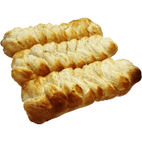 A loaf of prayer bread from Kind House Ukraine Bakery.