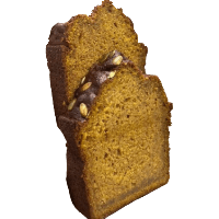 Pumpkin bread from Kind House Ukraine Bakery.